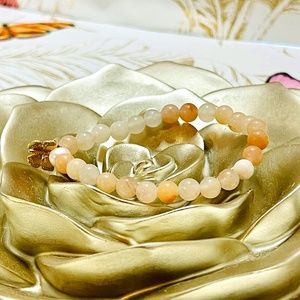 Pink Opal Crystal Healing Bracelet